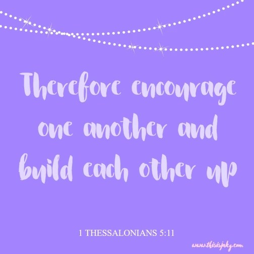 1 Thessalonians 5:11