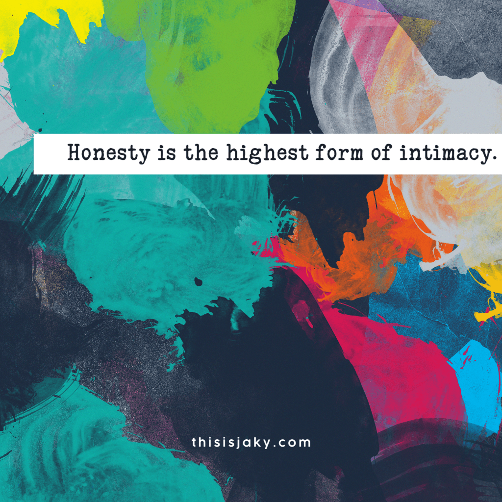Intimacy.