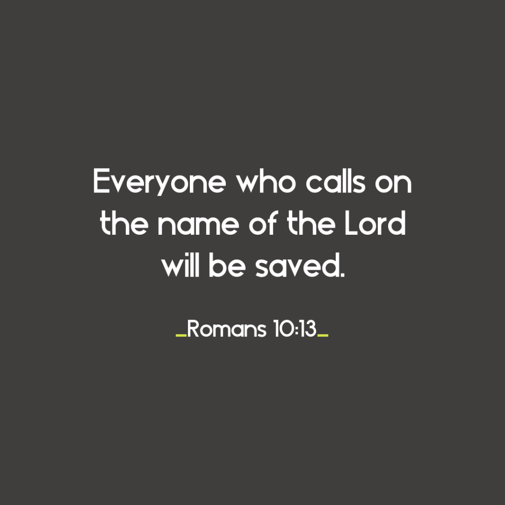 Romans 10:13